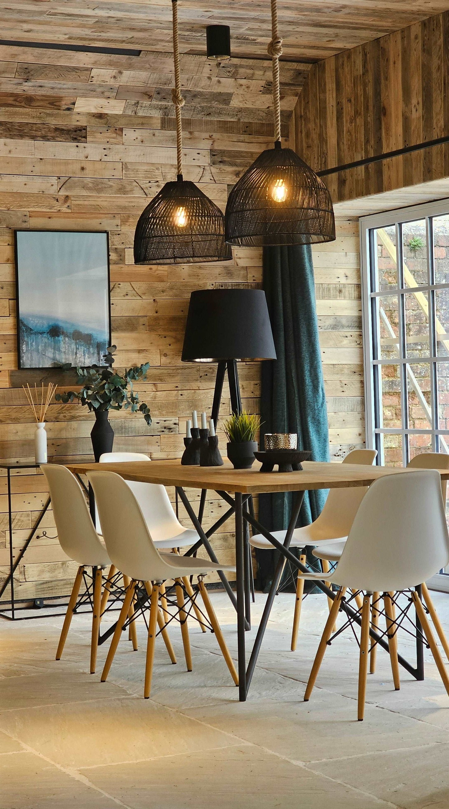1 m² Rustic Reclaimed Wooden Planks - Wall Panelling - Thickness 7mm