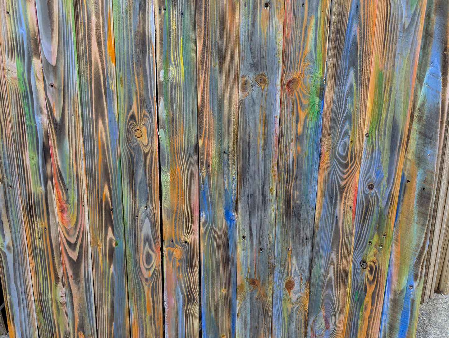 Retro Rustic Hand Crafted Unique Cladding Boards 1sqm