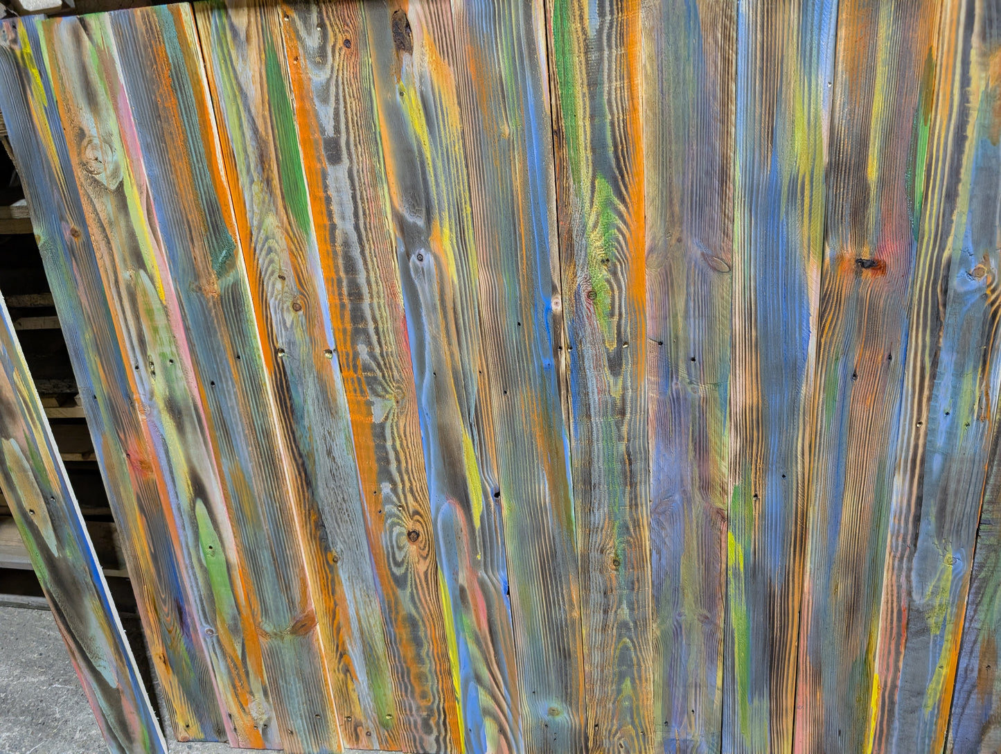 Retro Rustic Hand Crafted Unique Cladding Boards 1sqm