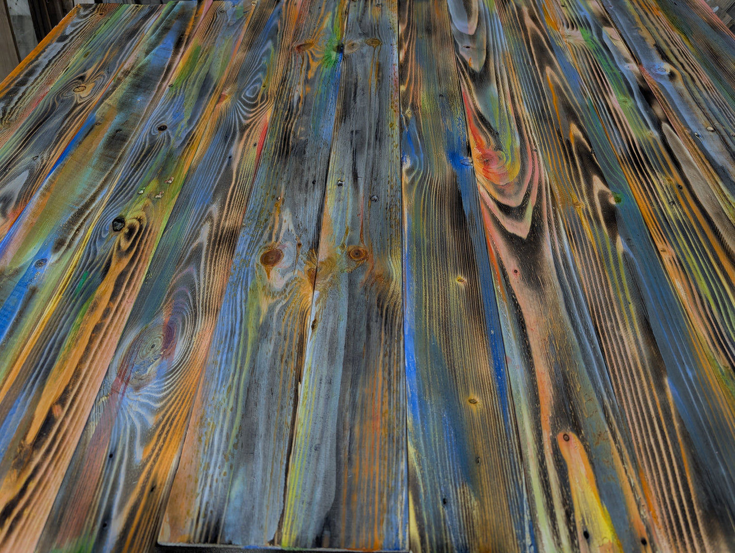 Retro Rustic Hand Crafted Unique Cladding Boards 1sqm