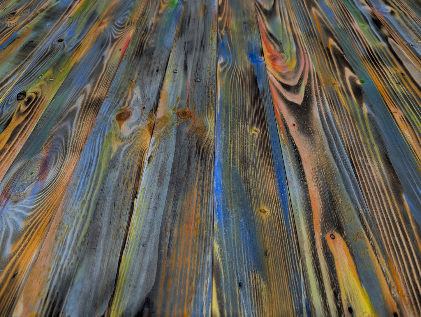 Retro Rustic Hand Crafted Unique Cladding Boards 1sqm