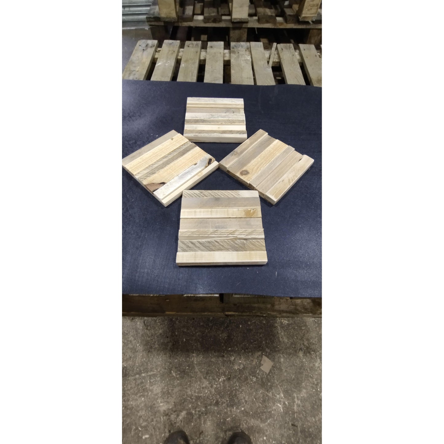3D Mosaic Tile - Rustic Stick On Wall - Decorative Wooden Cladding