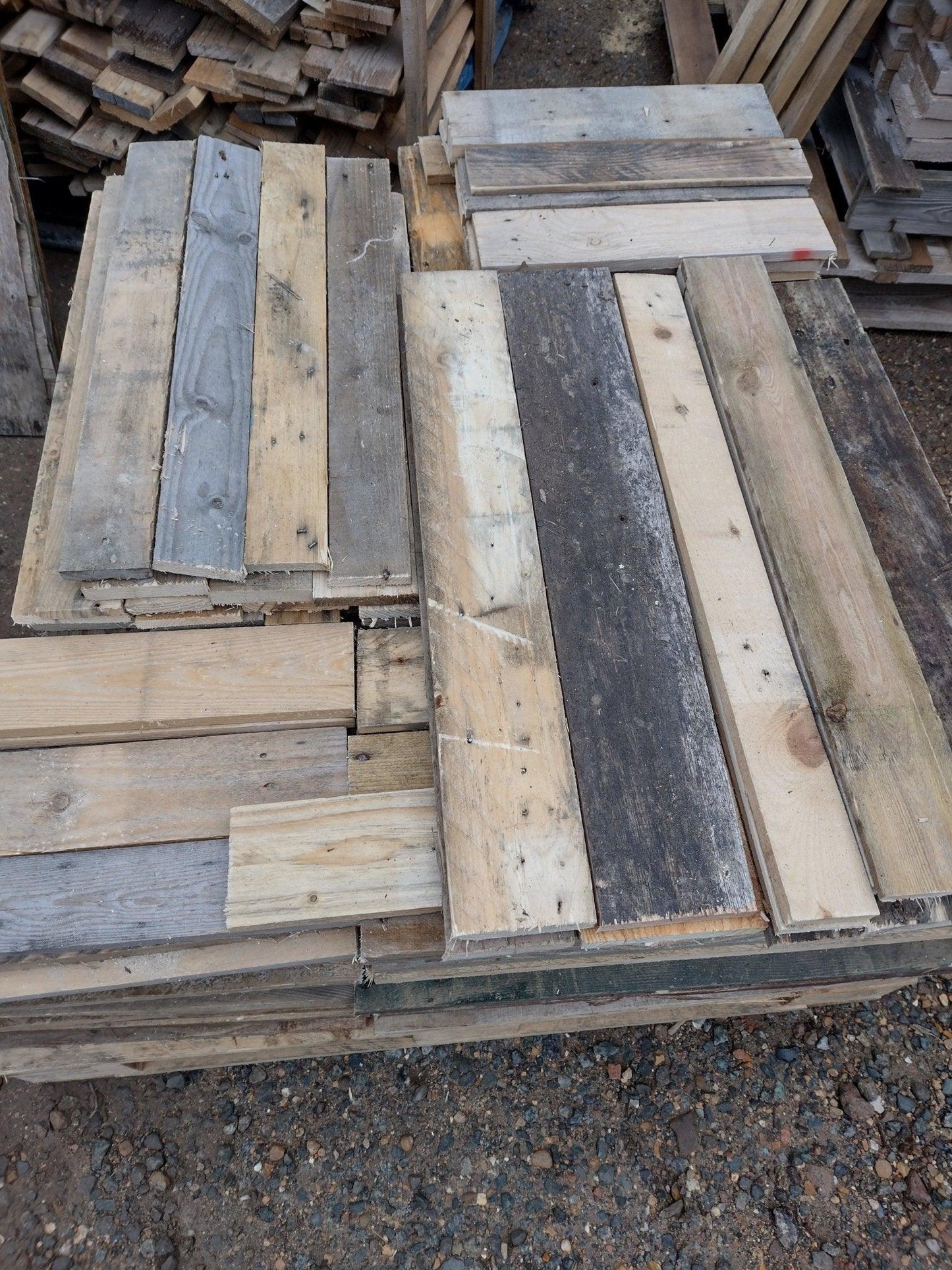 40 reclaimed wooden slats/boards distressed - Anpio woods ltd