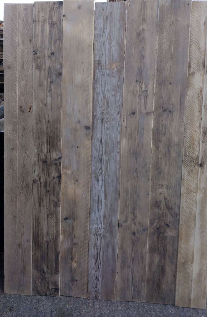Wide Boards Rustic Cladding -  Extra Long Wooden Planks