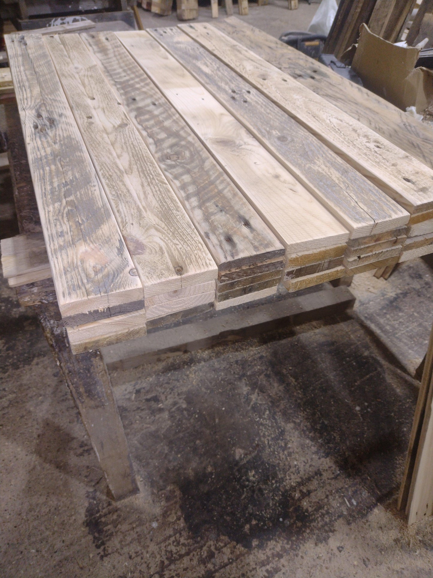 Reclaimed Wood Rustic Sanded For Decorative Cladding 10m2 - Anpio woods ltd