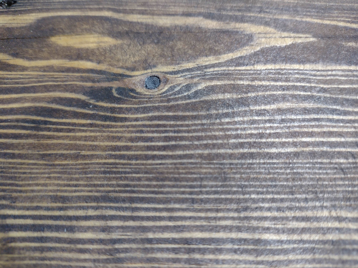 Reclaimed Distressed Board Dark Oak Wax Finish