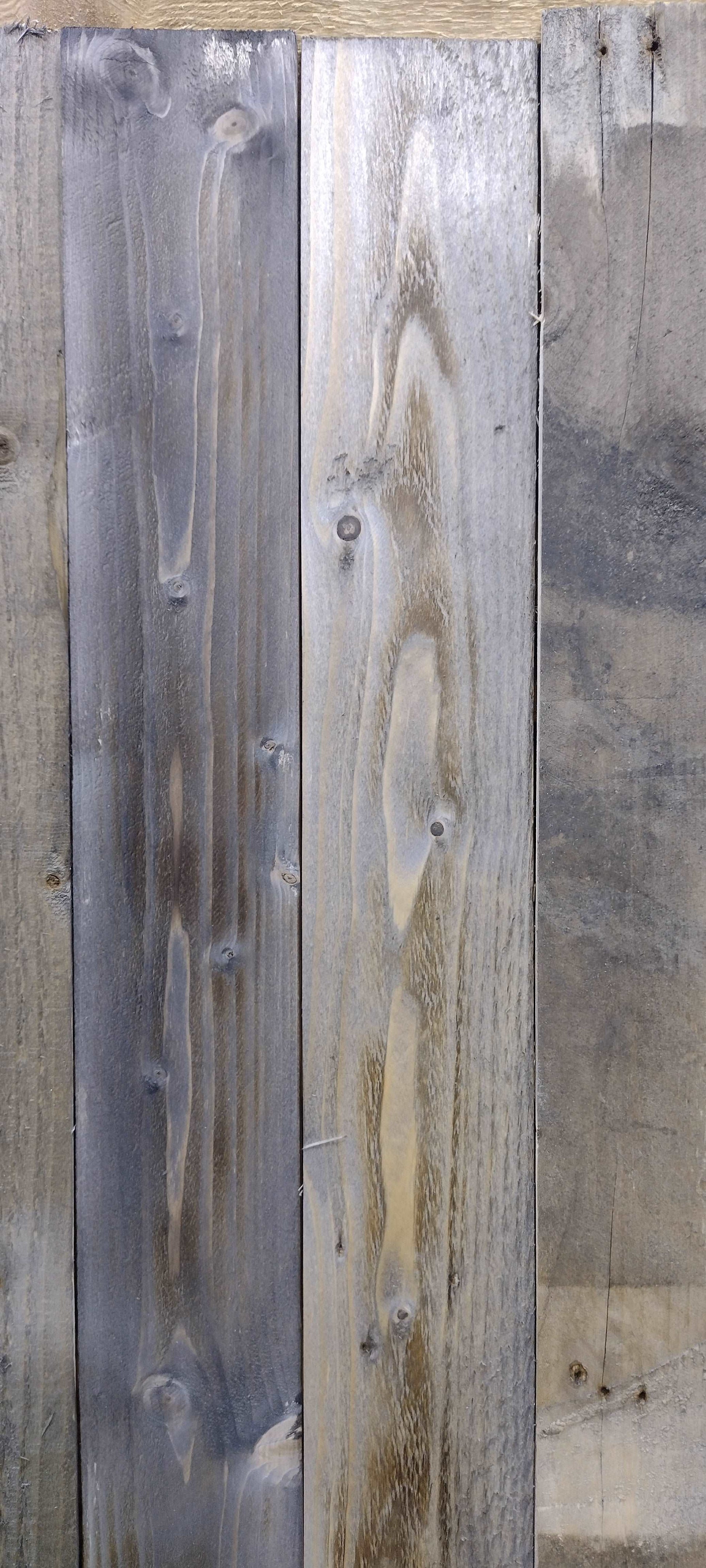 Dark Distressed Wall Panels Planks Special Prepared 1 sqm