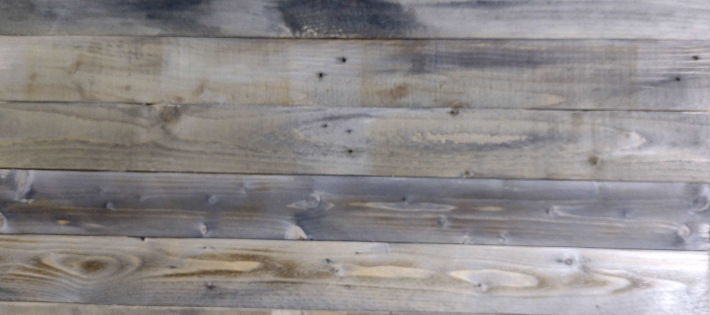 Dark Distressed Wall Panels Planks Special Prepared 1 sqm
