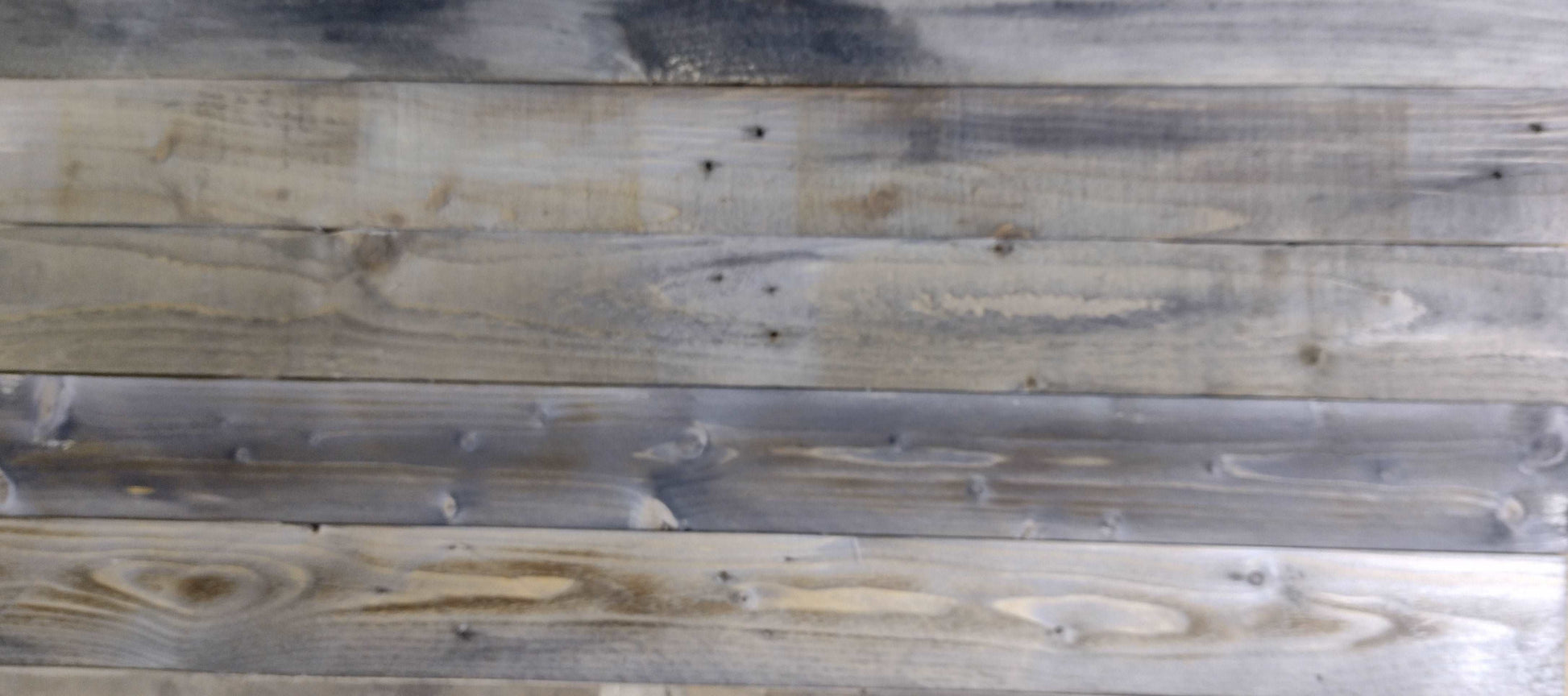 Dark Distressed Wall Panels Planks Special Prepared 1 sqm