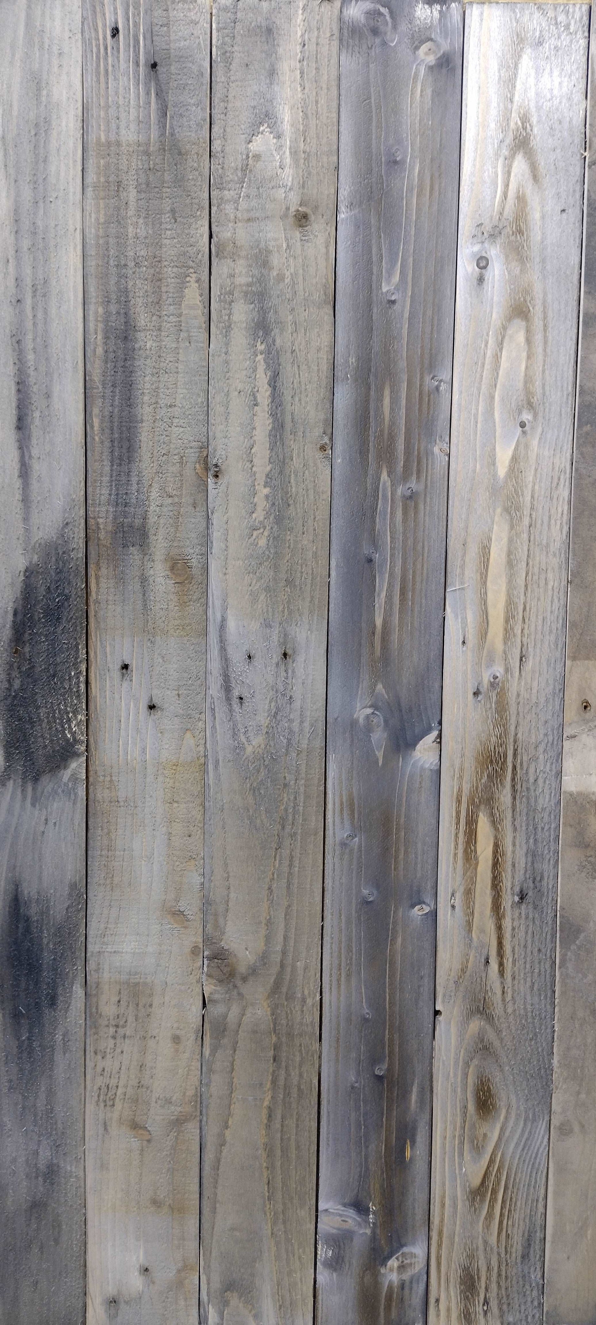 Dark Distressed Wall Panels Planks Special Prepared 1 sqm