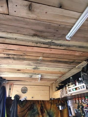 1 m² Reclaimed Wood Panelling For Van Conversion Thickness 4mm - Anpio woods ltd