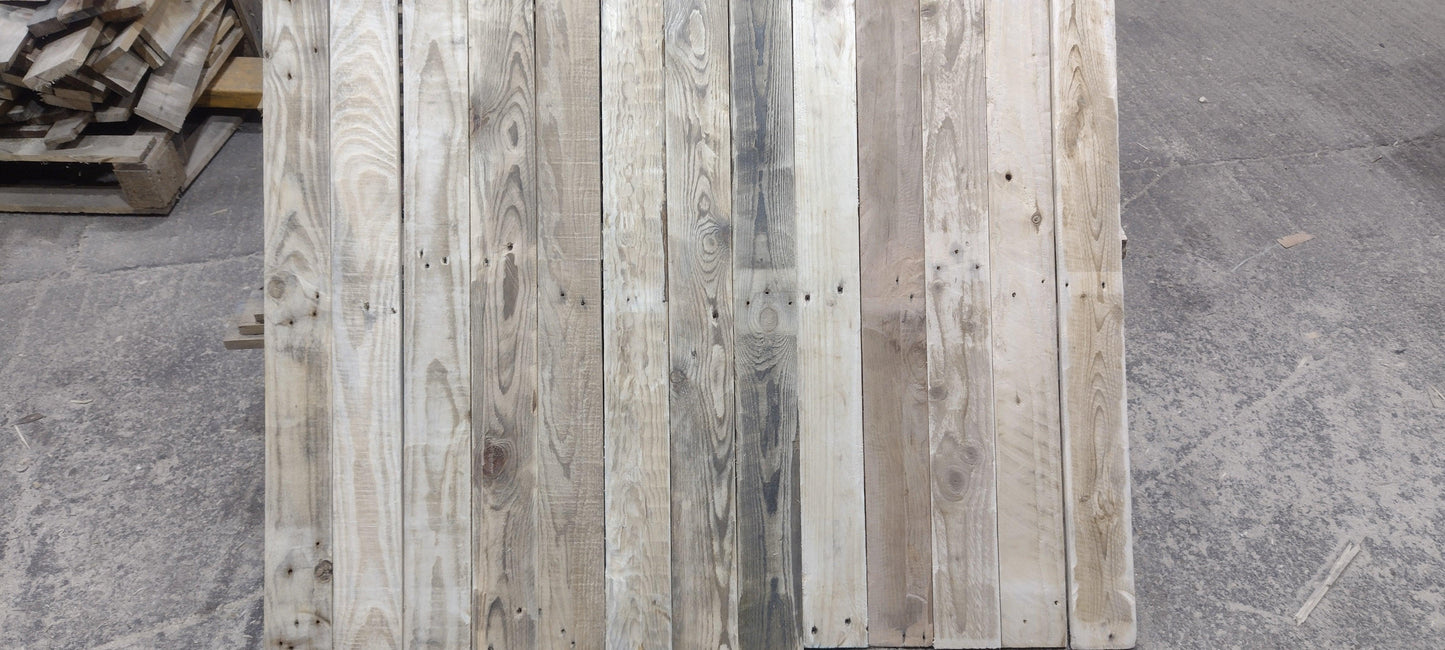 Cladding Timber Brushed 11 planks 90mm wide - Anpio woods ltd