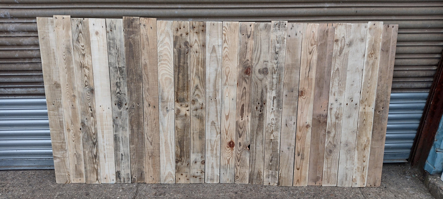 Cladding Timber Brushed 11 planks 90mm wide - Anpio woods ltd