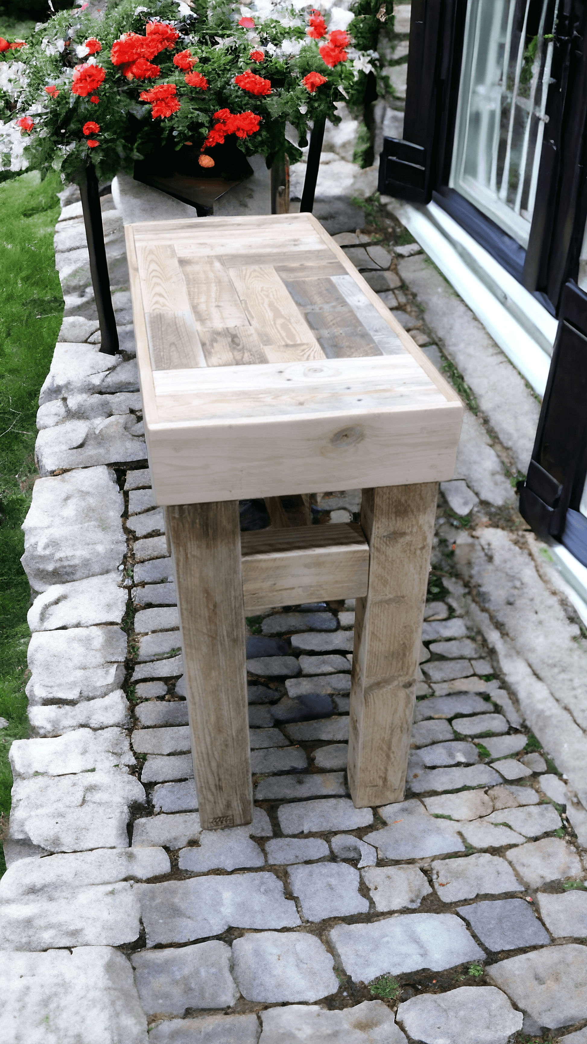 Console Table Upcycled Wood - Anpio woods ltd