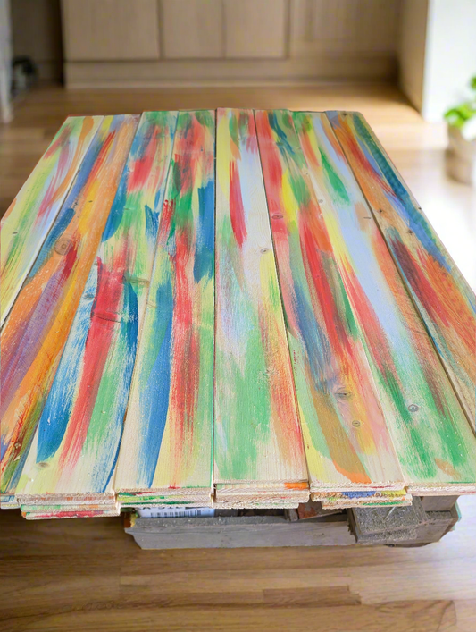 Retro Rustic Hand Crafted Unique Cladding Boards 1sqm