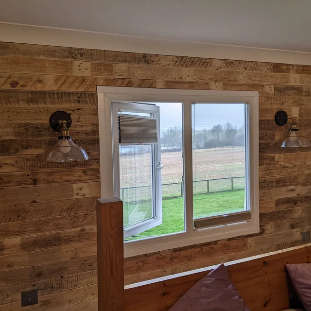 Rustic Reclaimed Wood Boards/Planks - Sanded - Accent Wall Cladding  - 8 SQM