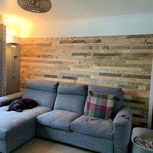 Reclaimed pallet boards 5 sqm cladding van conversion - Anpio woods ltd