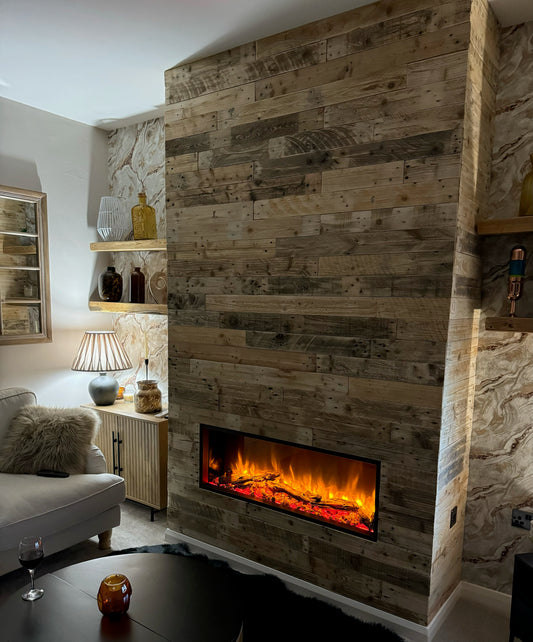 4 m²  Reclaimed  Wood Panelling  For Van Conversion Thickness 4mm