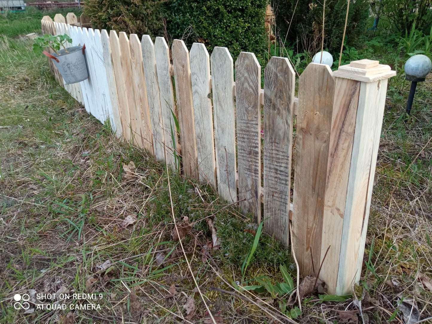 3ft Rustic Fence Picked Border Low Level X2 - Anpio woods ltd