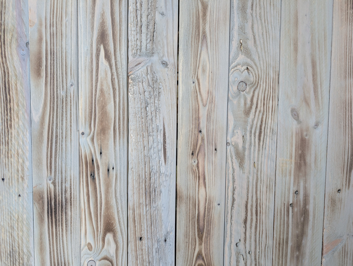 Special Early Morning - Grey Distressed Wall Panels Planks Special Prepared 1 sqm