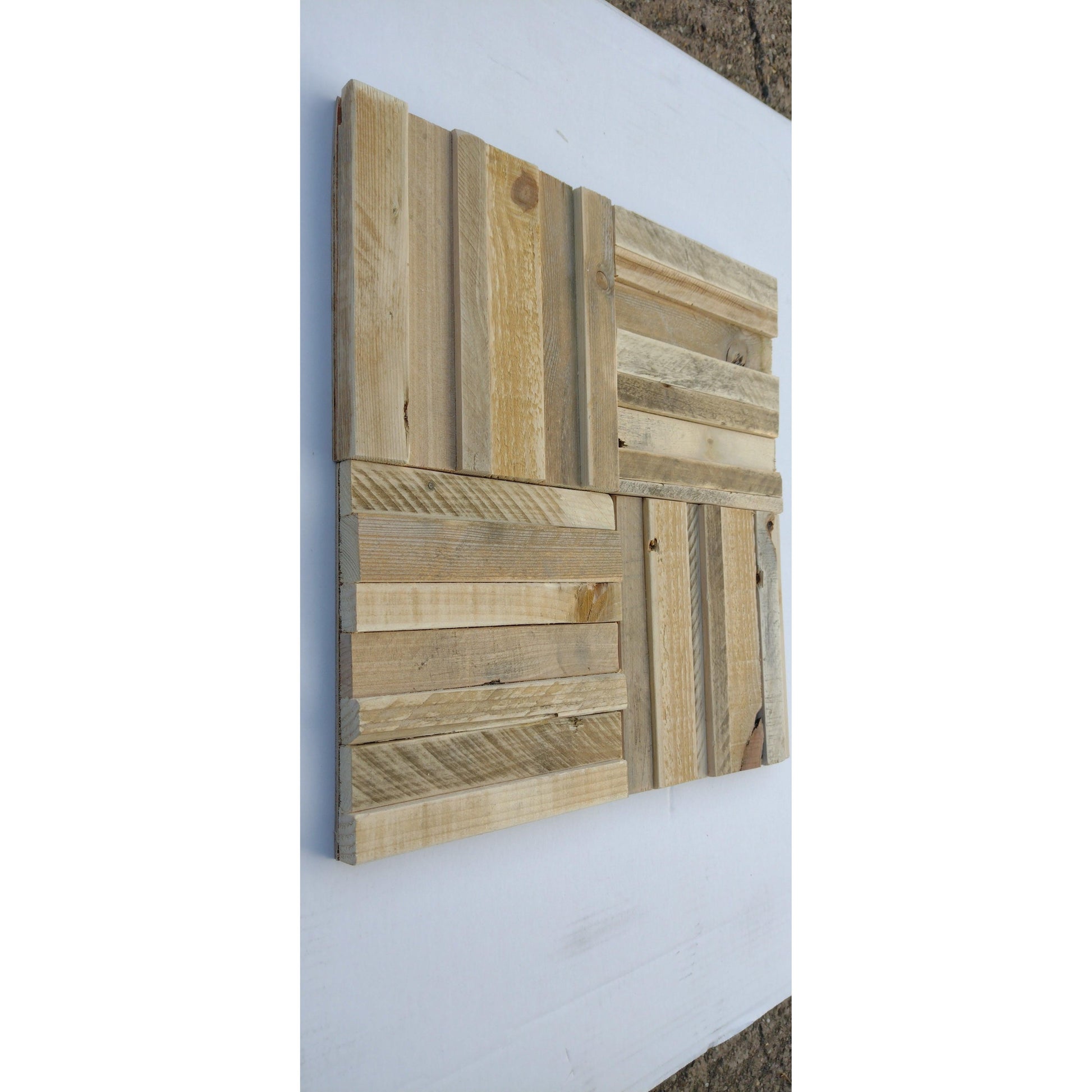 Wooden Decorative Tile - Stick On Wall - Decorative Wooden Cladding - Anpio woods ltd
