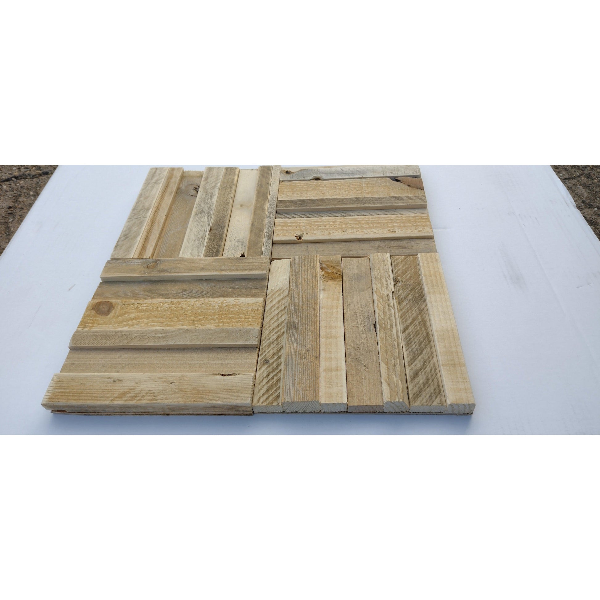 Wooden Decorative Tile - Stick On Wall - Decorative Wooden Cladding - Anpio woods ltd