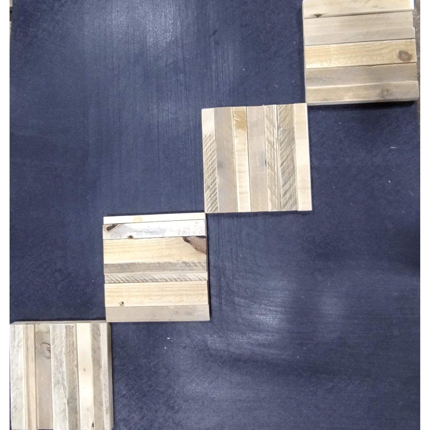 Wooden Decorative Tile - Stick On Wall - Decorative Wooden Cladding - Anpio woods ltd