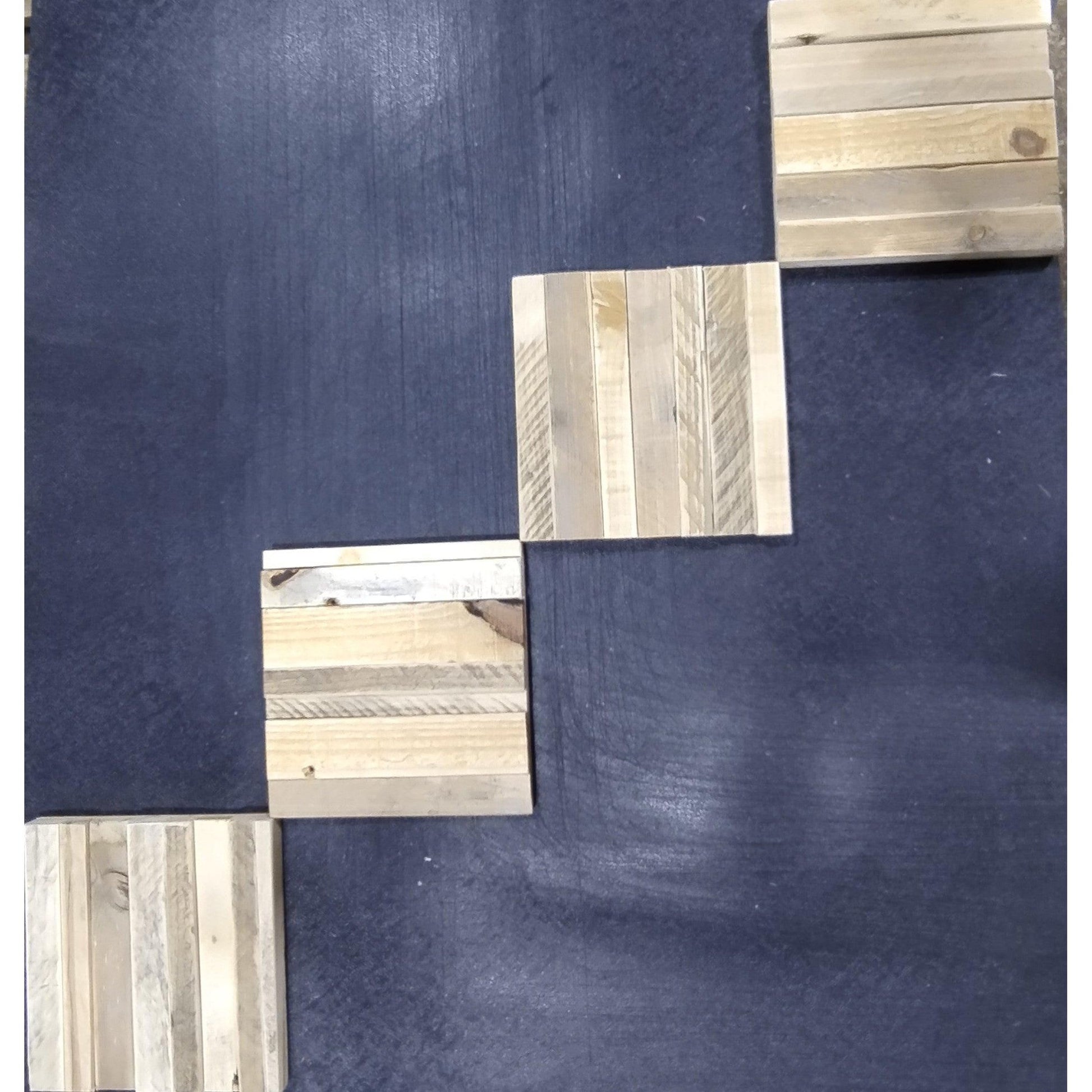 Wooden Decorative Tile - Stick On Wall - Decorative Wooden Cladding - Anpio woods ltd