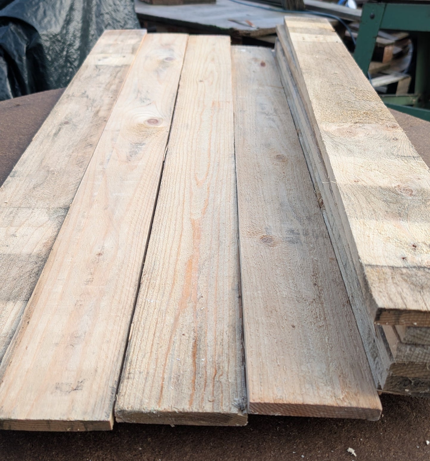 1 SQM - Rustic Reclaimed Pallet Planks - Unique Wall Cladding - Length 115cm