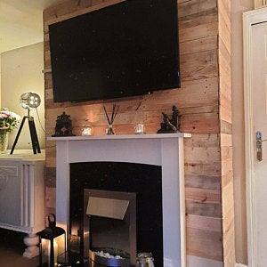 Rustic reclaimed wood cladding 90mm x 6mm pack of 11 - Anpio woods ltd