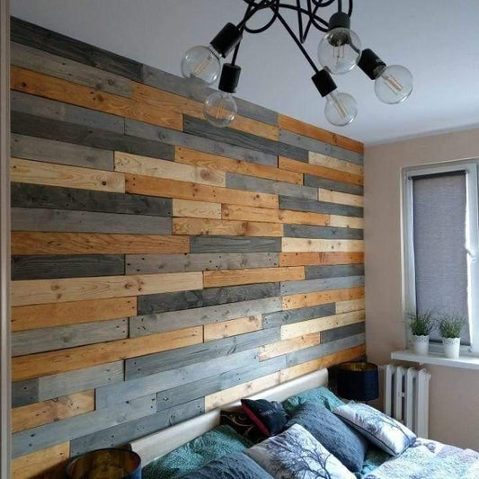 Premium Painted Pallet Planks - 4 Colours Available - Oak, Gray, Anthracite, and Clear - 1SQM - Anpio woods ltd