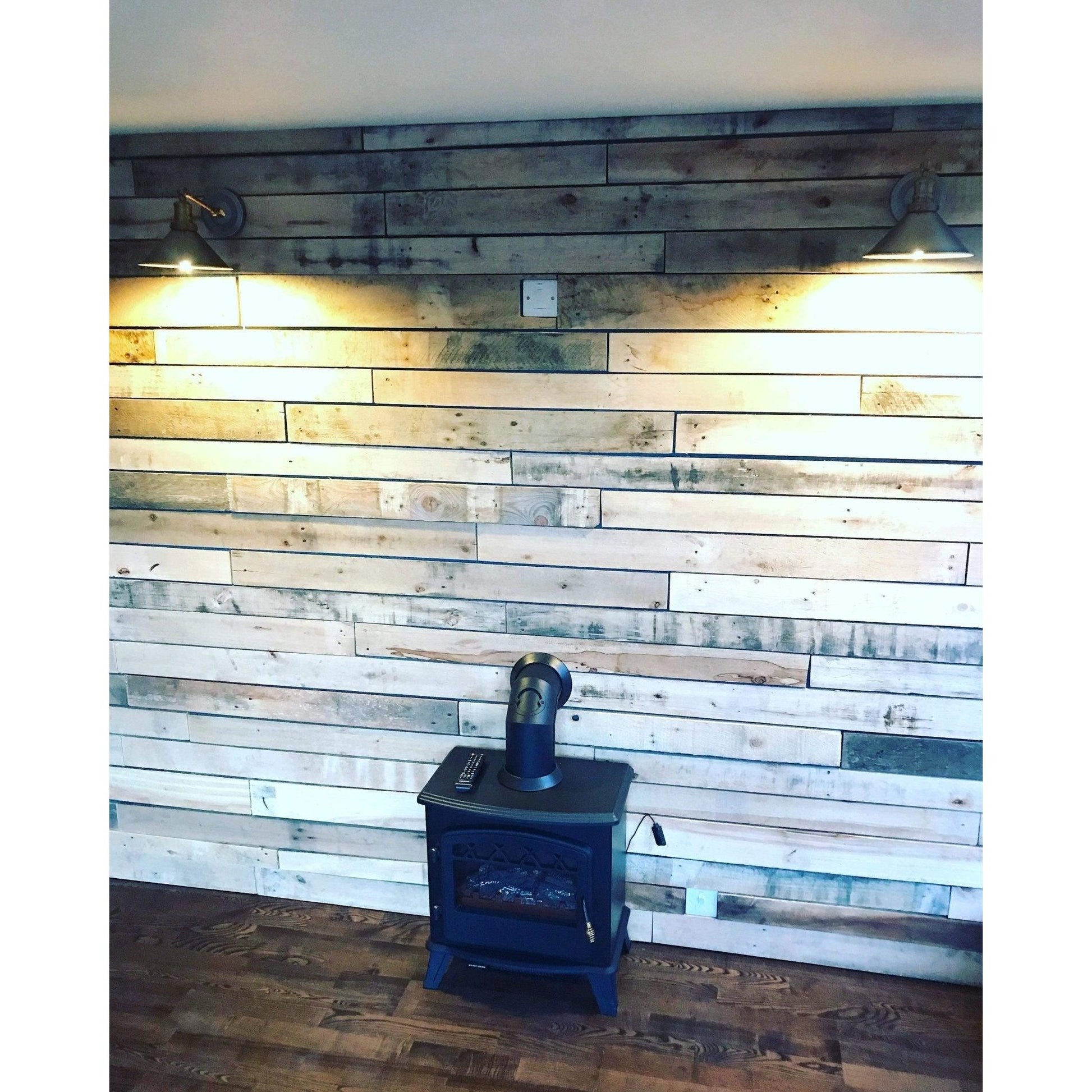 30 planks reclaimed wood for wall cladding home decor - Anpio woods ltd