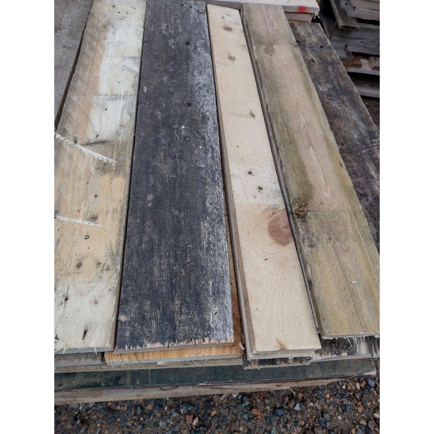 Reclaimed Planks timber boards distressed rustic wood 400mm - Anpio woods ltd