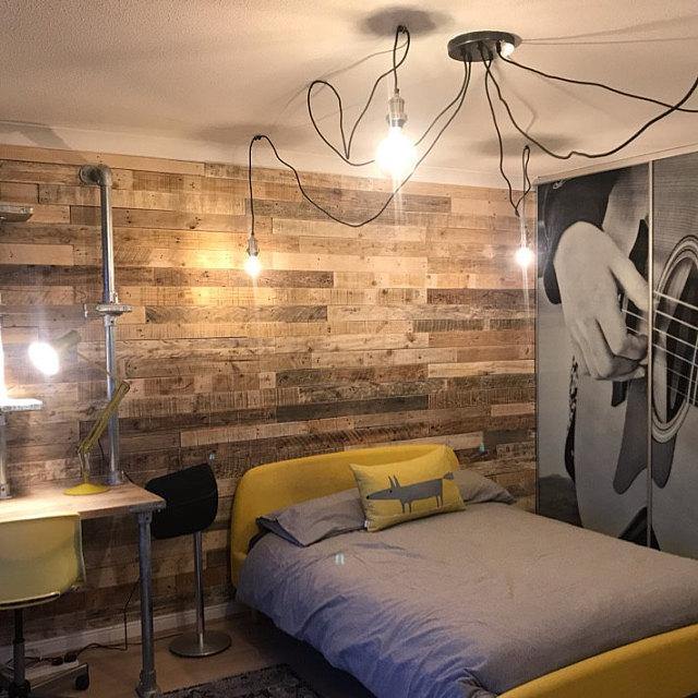 Rustic Reclaimed Wood Wall Cladding Panelling - 5 Square Meter - Anpio woods ltd