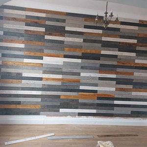 Rustic Painted Weathered Grey Wood Planks - 1SQM - Anpio woods ltd