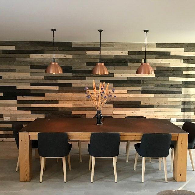 Rustic Painted Weathered Grey Wood Planks - 1SQM - Anpio woods ltd