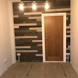 Rustic Painted Weathered Grey Wood Planks - 1SQM - Anpio woods ltd