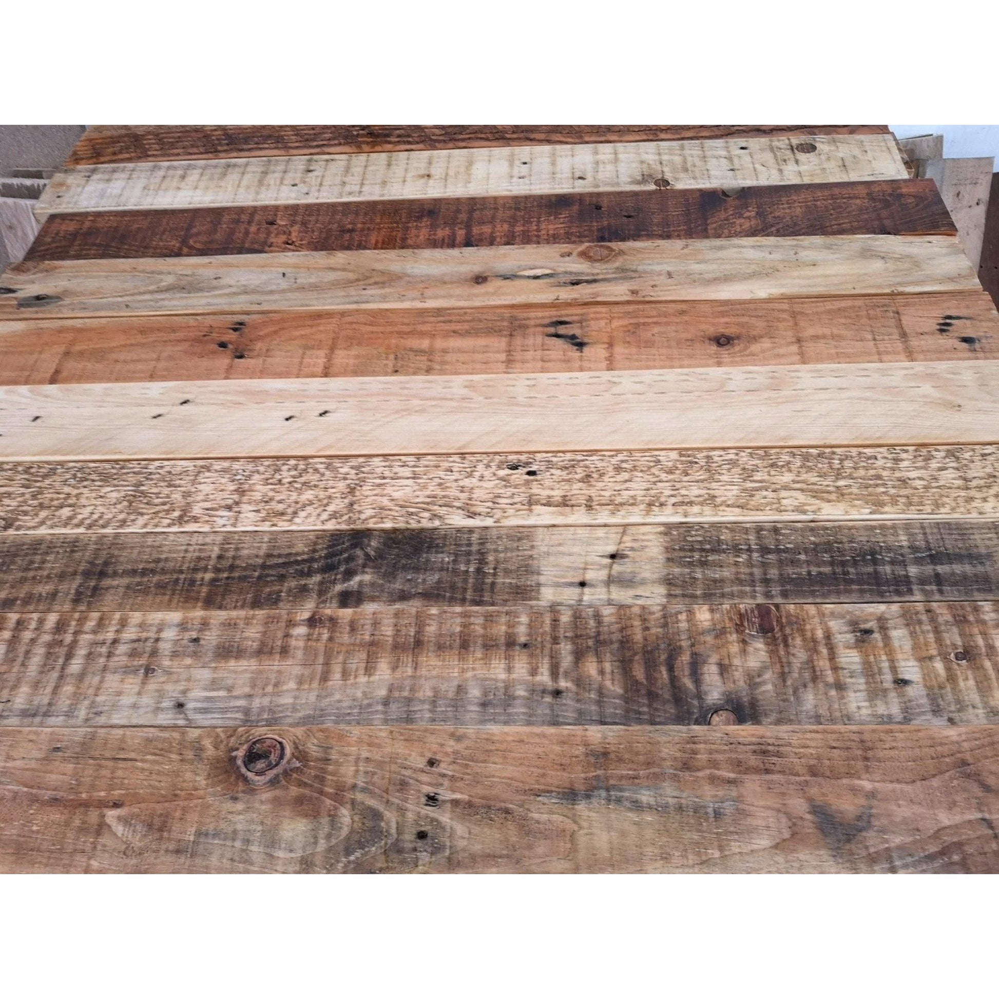Rustic Reclaimed Wood Cladding - 1 sqm - Authentic Wood Grain - Oiled Finish - Anpio woods ltd