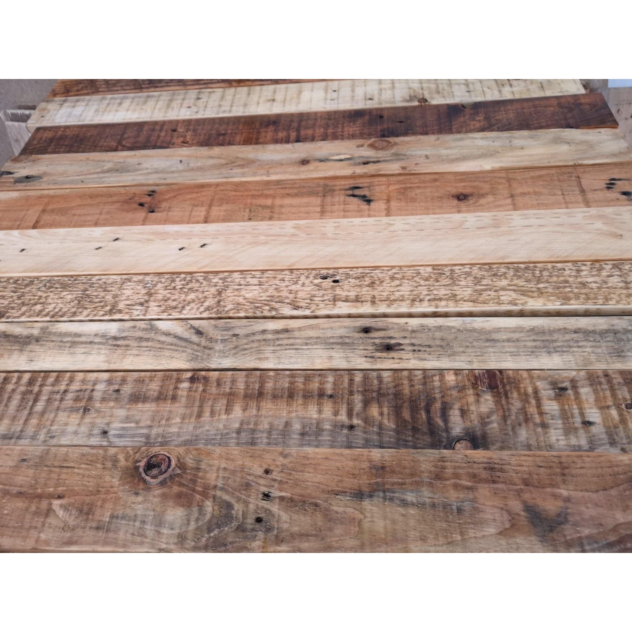 Rustic Elm Cladding 1m² Rustic Reclaimed Wood Wall Cladding – Oiled Finish with Authentic ...