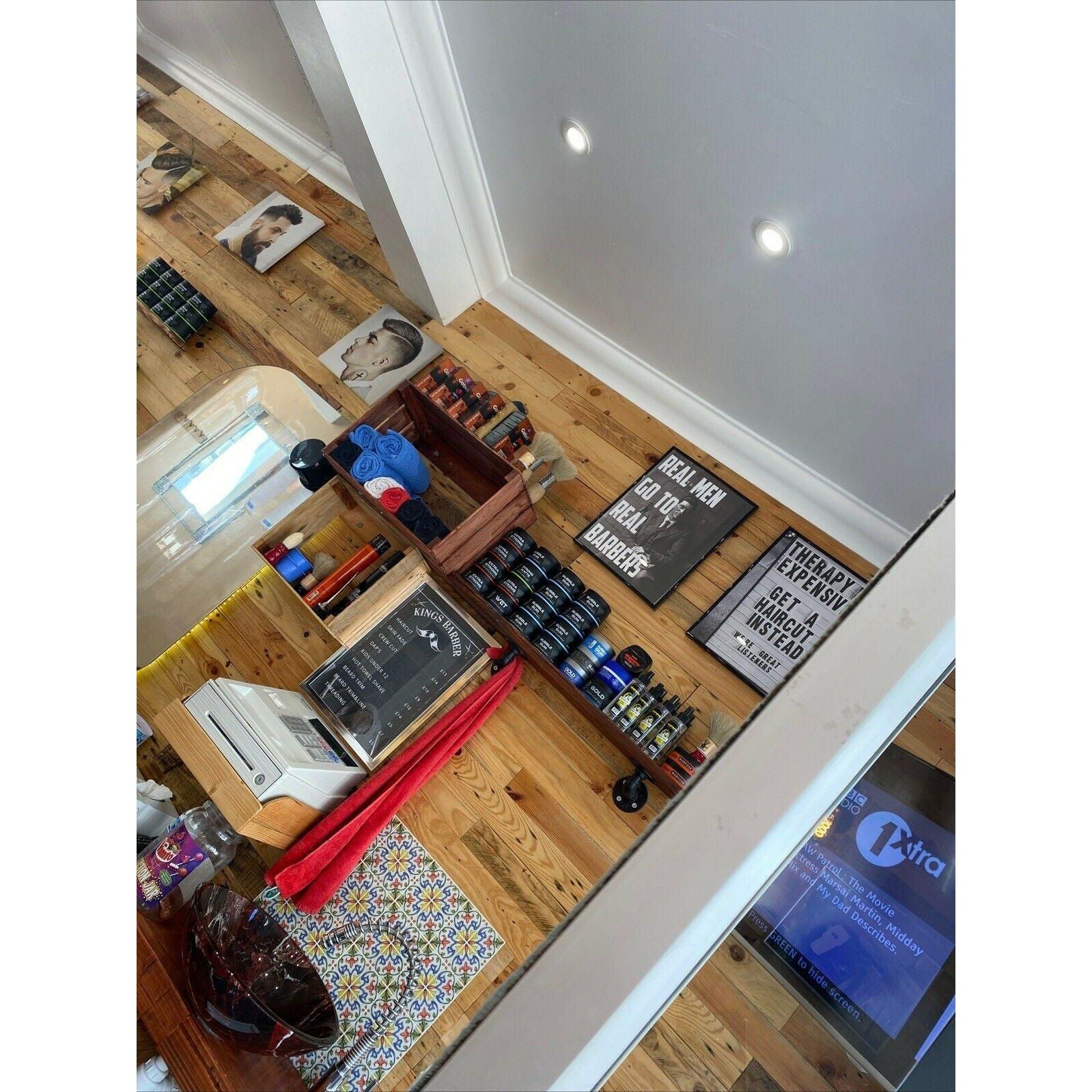 Reclaimed pallet boards 5 sqm cladding van conversion - rustic style pallet wall cladding